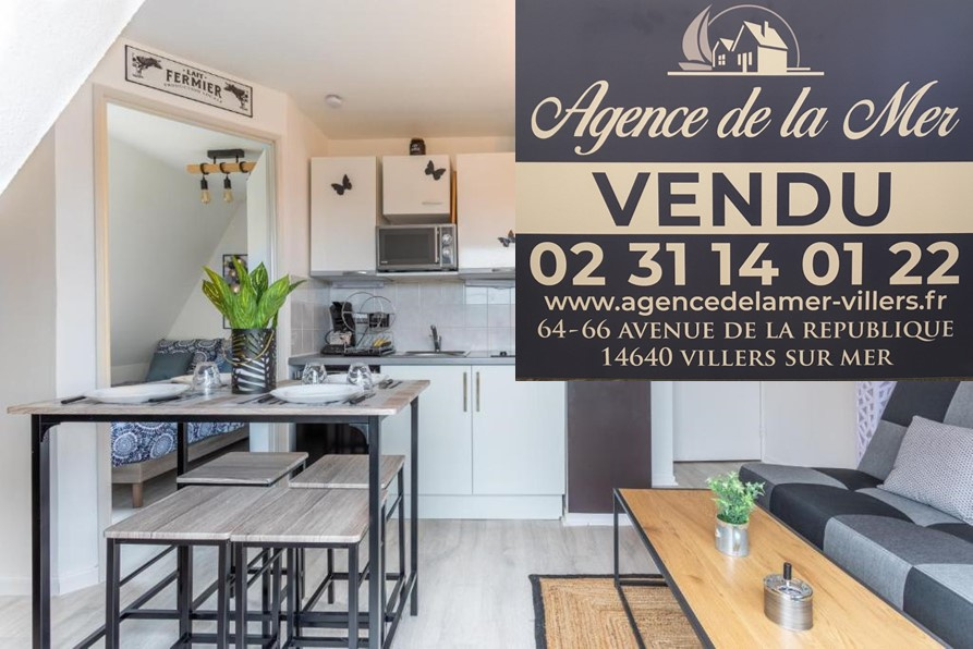 Vente Appartement 26m² 2 Pièces à Villers-sur-Mer (14640) - Agence De La Mer